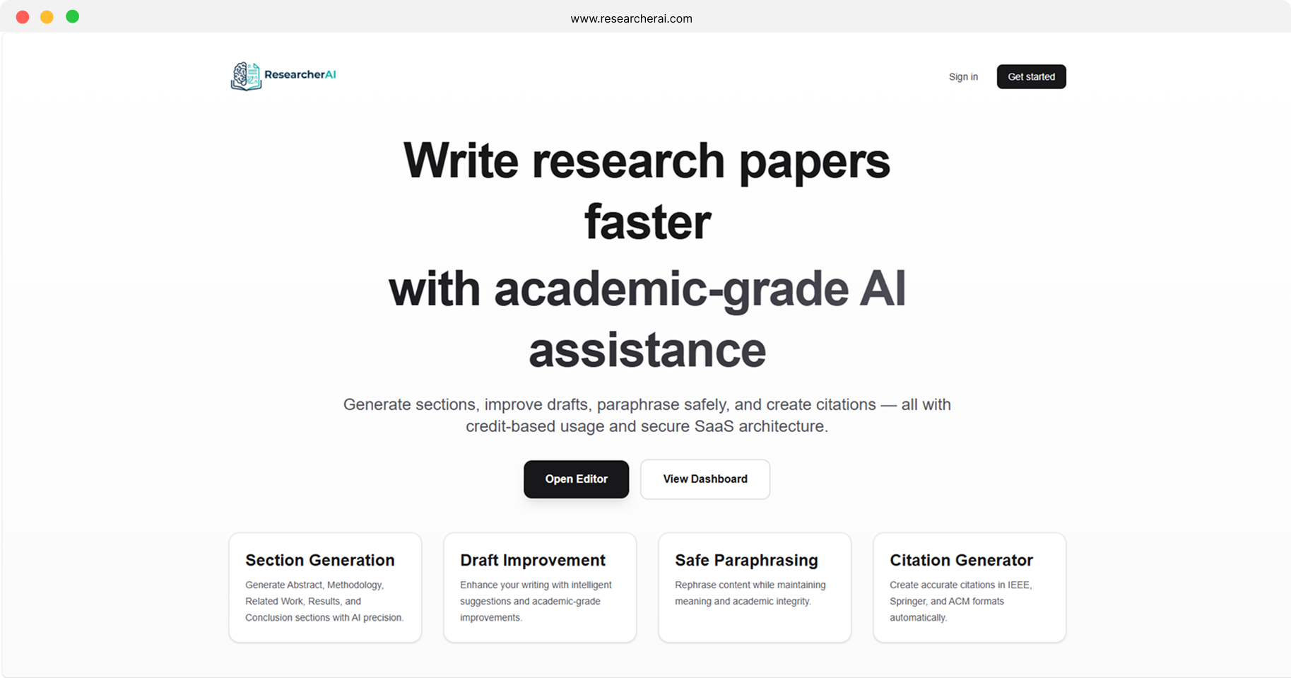 ResearcherAI - AI-Powered Research Paper Assistant - Full Stack ...